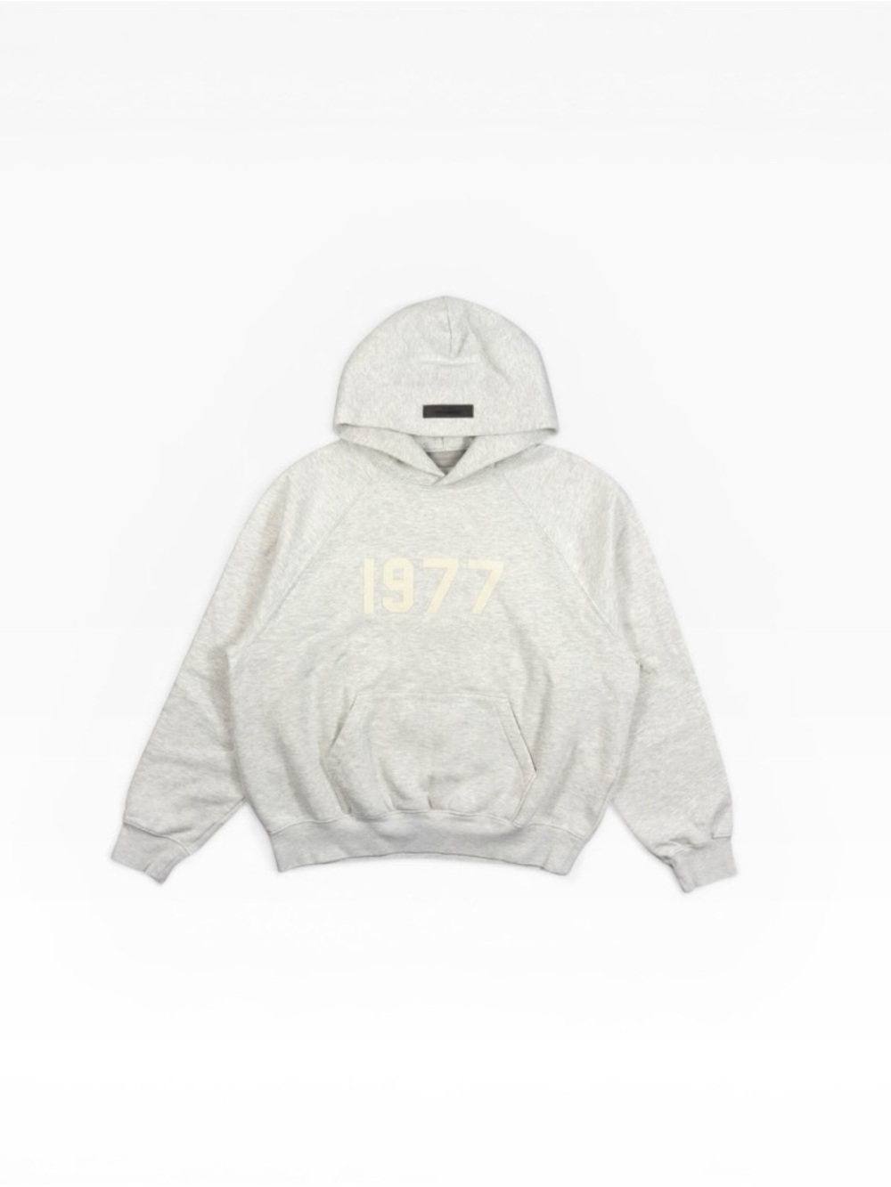 Fear of God ESSENTIALS 1977 Light Oatmeal Hoodie Size L NWT